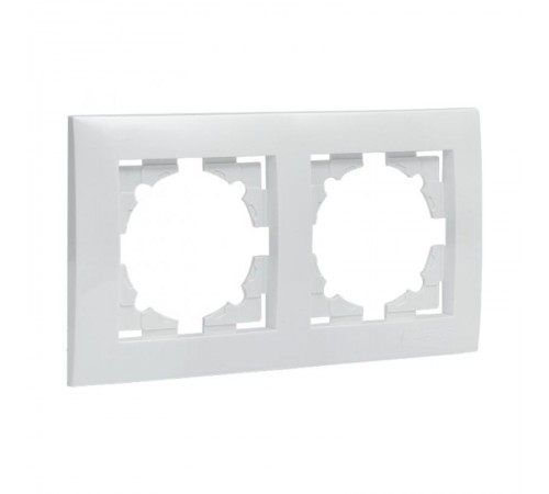 Валенсия рамка 2-местная белая EKF PROxima   EWM-G-302-10   EKF