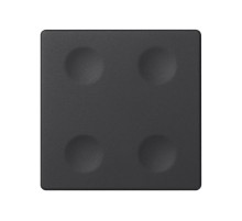 Сенсорный 4-кл выключатель с возможностью индивидуальной маркировки, графит  8000642-038  Simon