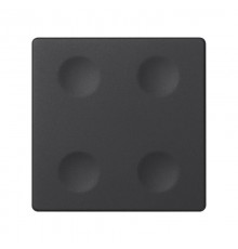 Сенсорный 4-кл выключатель с возможностью индивидуальной маркировки, графит  8000642-038  Simon