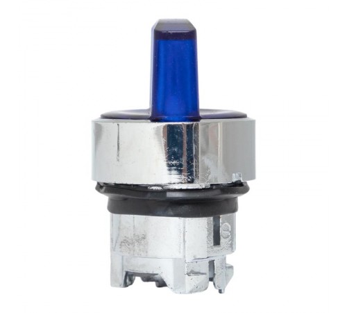 Исполнительный механизм переключателя ХB4 синий на 2 положения с фиксацией, без подсветки с короткой ручкой EKF PROxima    XB4BD2FL-B   EKF 