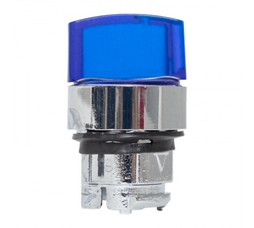 Исполнительный механизм переключателя ХB4 синий на 2 положения с фиксацией, без подсветки с короткой ручкой EKF PROxima    XB4BD2FL-B   EKF 