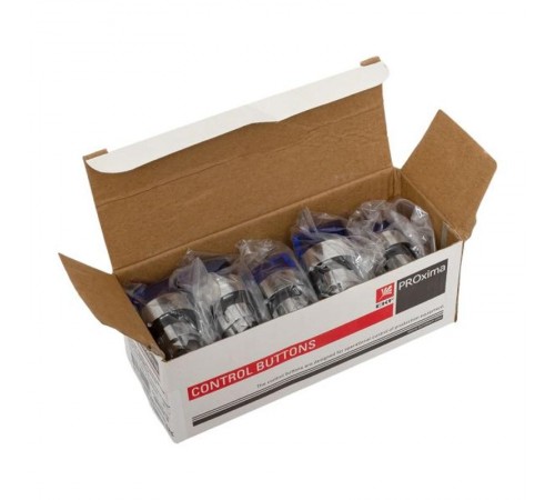 Исполнительный механизм переключателя ХB4 синий на 2 положения с фиксацией, без подсветки с короткой ручкой EKF PROxima    XB4BD2FL-B   EKF 