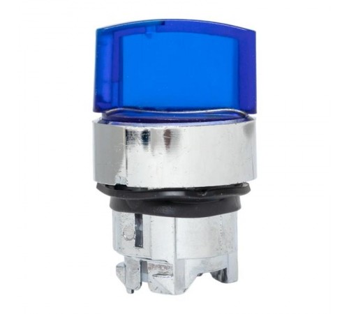 Исполнительный механизм переключателя ХB4 синий на 2 положения с фиксацией, без подсветки с короткой ручкой EKF PROxima    XB4BD2FL-B   EKF 