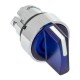 Исполнительный механизм переключателя ХB4 синий на 2 положения с фиксацией, без подсветки с короткой ручкой EKF PROxima    XB4BD2FL-B   EKF 