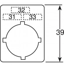 Шильдик с надписью <-- O -->  SK615562-82  ABB