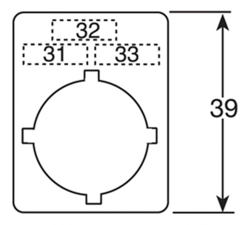 Шильдик с надписью I II  SK615550-76  ABB