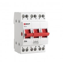 Трехпозиционный переключатель ТПС-63 3P 25А  TPS325  EKF