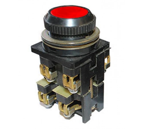 ВК30-10-22110-40 У2, красный, 2з+2р, цилиндр, IP40, 10А. 660В, выключатель кнопочный (ЭТ)  ET053777  Электротехник