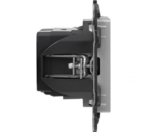 Valena LIFE DIY Алюминий Розетка 2-ая USB 240В/5В 1500мА  753612  Legrand