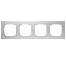 Рамка 4-постовая, серия SKY, цвет серебристый алюминий2CLA857400A1301 ABB