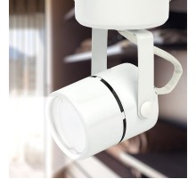 Светильник трековый OL4 GU10 WH накладной, белый  Б0044267  ЭРА