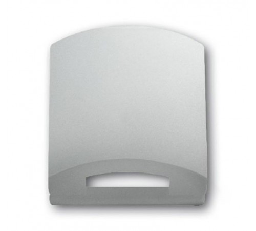 Плата центр. (промежуточное кольцо) с откидной крышкой для 50x50 мм телекомм. вставок/механизмов, серия pur/сталь  1710-0-3769   2CKA001710A3769  A