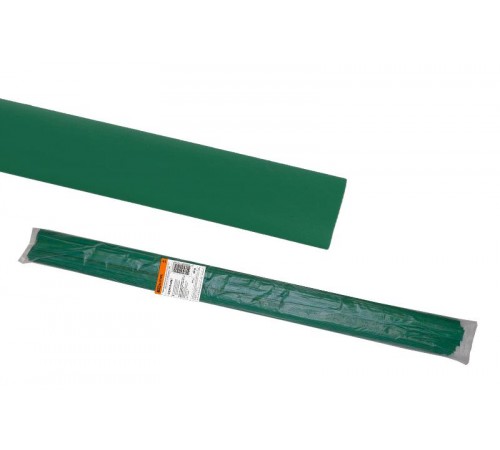 Термоусаживаемая трубка ТУТнг 25/12,5 зеленая по 1м (50 м/упак)  SQ0518-0267  TDM
