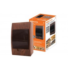 Бокс пластиковый навесной ЩРН-П-4модуля  IP41 "Эко" (бук)   SQ0901-0019  TDM