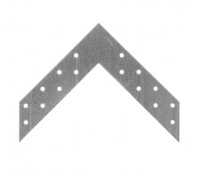 Соединитель угловой 175х35x2, оцинкованный - накл.  126382  Tech-KREP