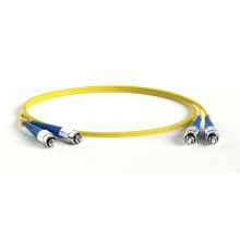 FC-D2-9-FC/UR-FC/UR-H-1.5M-LSZH-YL Патч-корд волоконно-оптич. (шнур) SM 9/125 (OS2), FC/UPC-FC/UPC, 2.0 мм, duplex, LSZH, 1.5 м  247806  Hyperline