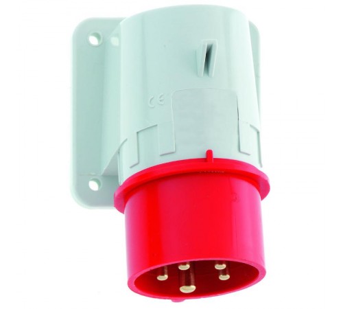 Вилка настенная 32A 5р(3P+N+PE) 6h 400V IP44 2600 I 2600-Bals I Bals