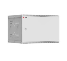 Шкаф телекоммуникационный настенный разборный 6U (600х350) дверь металл, Astra A серия EKF Basic  ITB6M350D  EKF