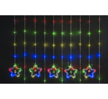 Гирлянда  95 014 NGF-D035-03 (бахрома звезды и фигурки RGBY 3*0.6м IP20  95014  Navigator