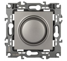 Светорегулятор ЭРА Серия 12 12-4101-16 поворотно-нажимной, 400ВА 230В, титан   Б0065649  ЭРА