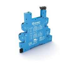 Розетка MasterOUTPUT с безвинтовыми клеммами Push-in для реле 34 серии; питание 125В АС/DC; в комплекте пластиковая клипса; опции: LED  93650125 