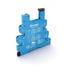 Розетка MasterOUTPUT с безвинтовыми клеммами Push-in для реле 34 серии; питание 24В DC; в комплекте пластиковая клипса; опции: LED  93657024  Finder