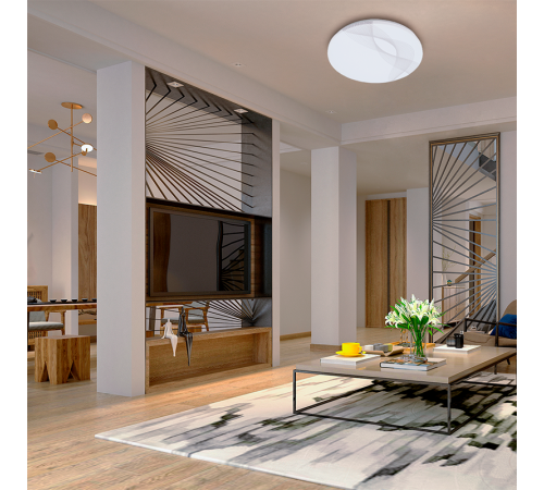 Светильник светодиодный декоративный бытовой PPB WAVE 32w 4000K IP20 D320*60  .5024663  Jazzway