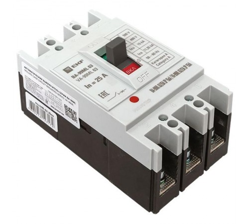 Выключатель автоматический ВА-99М 63/25А 3P 15кА EKF Basic  mccb99-63-25mI  EKF