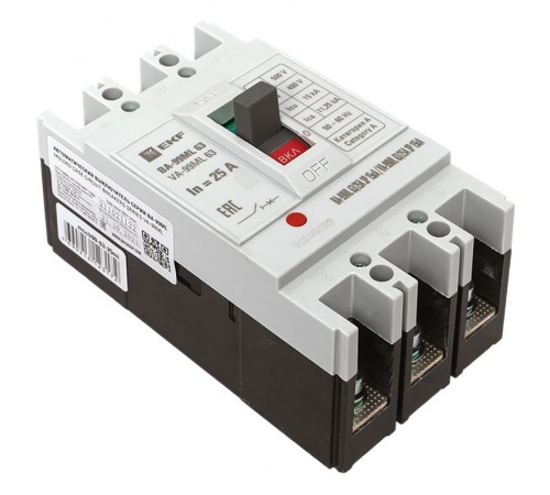 Выключатель автоматический ВА-99М 63/25А 3P 15кА EKF Basic  mccb99-63-25mI  EKF