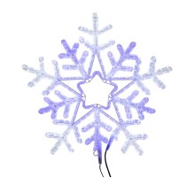 Фигура световая "Снежинка" цвет белая/синяя, размер 60*60 см, с контролером   501-531  NEON-NIGHT