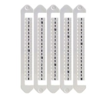 Маркировка для клемм, ширина 5 мм, от 1 до 10, вертикальная ориентация  NUTB-5-1-10V  DKC