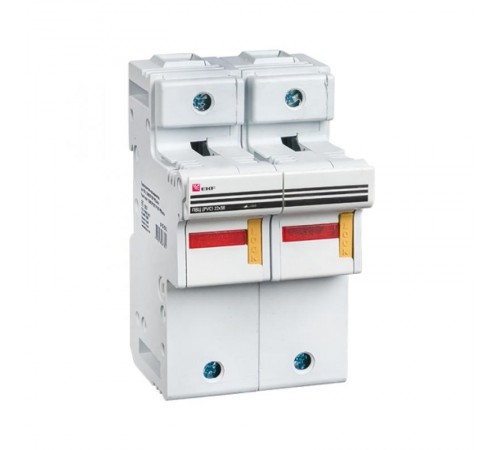 Предохранитель-разъединитель для ПВЦ 22x58 2P (с индикацией)  pr-22-58-2  EKF