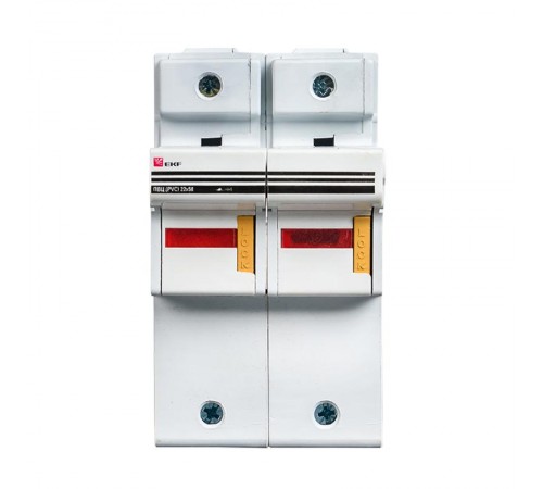 Предохранитель-разъединитель для ПВЦ 22x58 2P (с индикацией)  pr-22-58-2  EKF