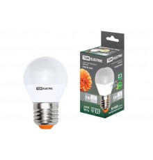 Лампа светодиодная LED 5Вт Е27 220В 3000К FG45 шар  SQ0340-0009  TDM