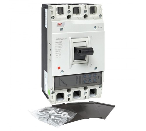 Выключатель автоматический AV POWER-3/3 630А 100kA ETU2.0 AVERES  mccb-33-630H-2.0-av  EKF