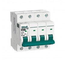 Выключатель автоматический без теплозащиты четырехполюсный ВА-103М 4P 50А характеристика C 6кА  12534DEK  Dekraft