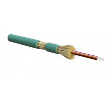 FO-DT-IN-503-24-HFLTx-AQ Кабель волоконно-оптический 50/125 (OM3) многомодовый, 24 волокна HFLTx, -40°C - +70°C, голубой (aqua)  394577  Hyperline
