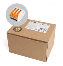 LD222-613 Клемма строительно-монтажная 3-проводная 39867  Stekker