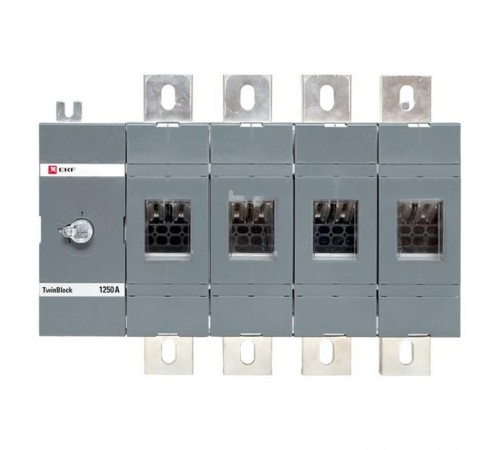 Рубильник 1250A 4P без рукоятки управления TwinBlock  tb-s-1250-4p  EKF