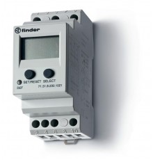 Универсальное контрольное реле тока для 1-фазных сетей AC/DC; пониженый/повышенный ток  715182301021PAS  Finder