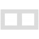 Рамка для розеток и выключателей  Серия 12 12-5202-01М на 2 поста, Классик, белый матовый  Б0067780  ЭРА