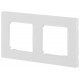 Рамка для розеток и выключателей  Серия 12 12-5202-01М на 2 поста, Классик, белый матовый  Б0067780  ЭРА