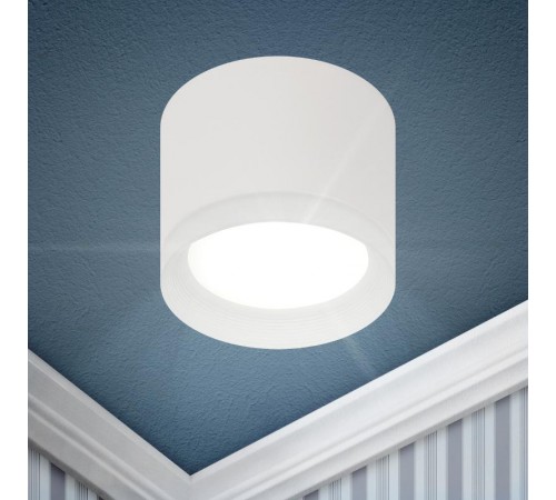 Светильник накладной подсветка OL17 GX53 WH , под GX53 (40/960)  Б0049044  ЭРА