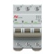 Выключатель автоматический AV-10 DC 3P 4A (C) 10kA  AVERES mcb10-DC-3-04C-av EKF