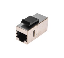 Адаптер проходной формата Keystone, Jack RJ-45(8P8C), FTP, CAT 5e REXANT PRO  02-0102  REXANT