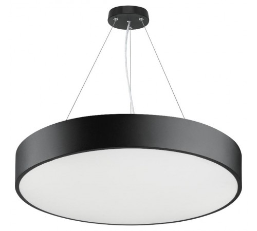 Светильник светодиодный Geometria Ring SPO-131-B-40K-045 45Вт 4000К 4000Лм IP40 600*600*80 черный подвесной ЛТ  Б0058899  ЭРА