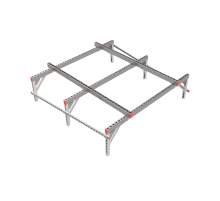 Опорная конструкция для установки оборудования TECHNORAPTOR 1800х1800  KM-TR-SSEI-1800-1800  КМ - профиль