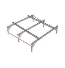 Опорная конструкция для установки оборудования TECHNORAPTOR 1800х1800  KM-TR-SSEI-1800-1800  КМ - профиль