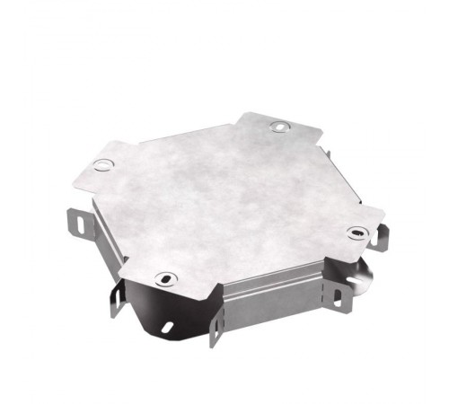 Х-образный ответвитель с крышкой Стандарт 100х50  PR16.0456  Промрукав