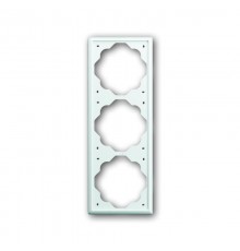 Рамка 3-постовая, серия impuls, цвет альпийский белый  1754-0-2437   2CKA001754A2437  ABB